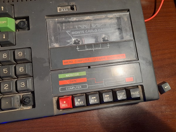 Amstrad CPC 464 Cassette Tape Deck Before Renovation