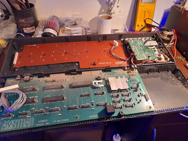 Amstrad CPC 464 PCB Before Renovation