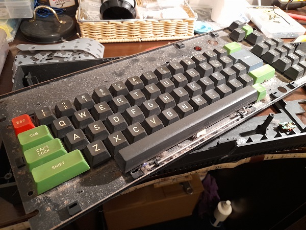 Amstrad CPC 464 Keyboard Before Renovation