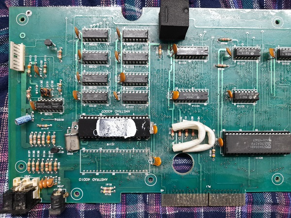 Amstrad CPC 464 PCB Before Renovation
