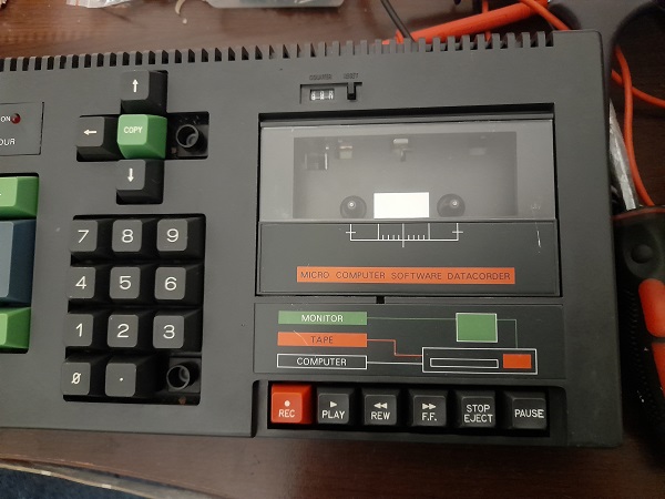 Amstrad CPC 464 Cassette Tape Deck After Renovation