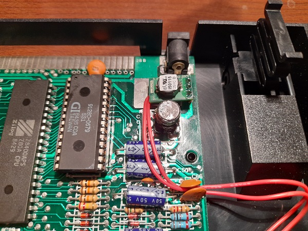 ZX Spectrum PCB Modification 5V Regulator